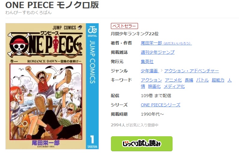 ONE PIECE　まんが王国