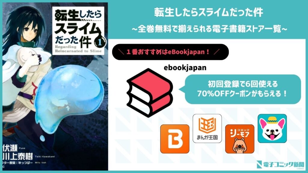 転生したらスライムだった件 全巻無料