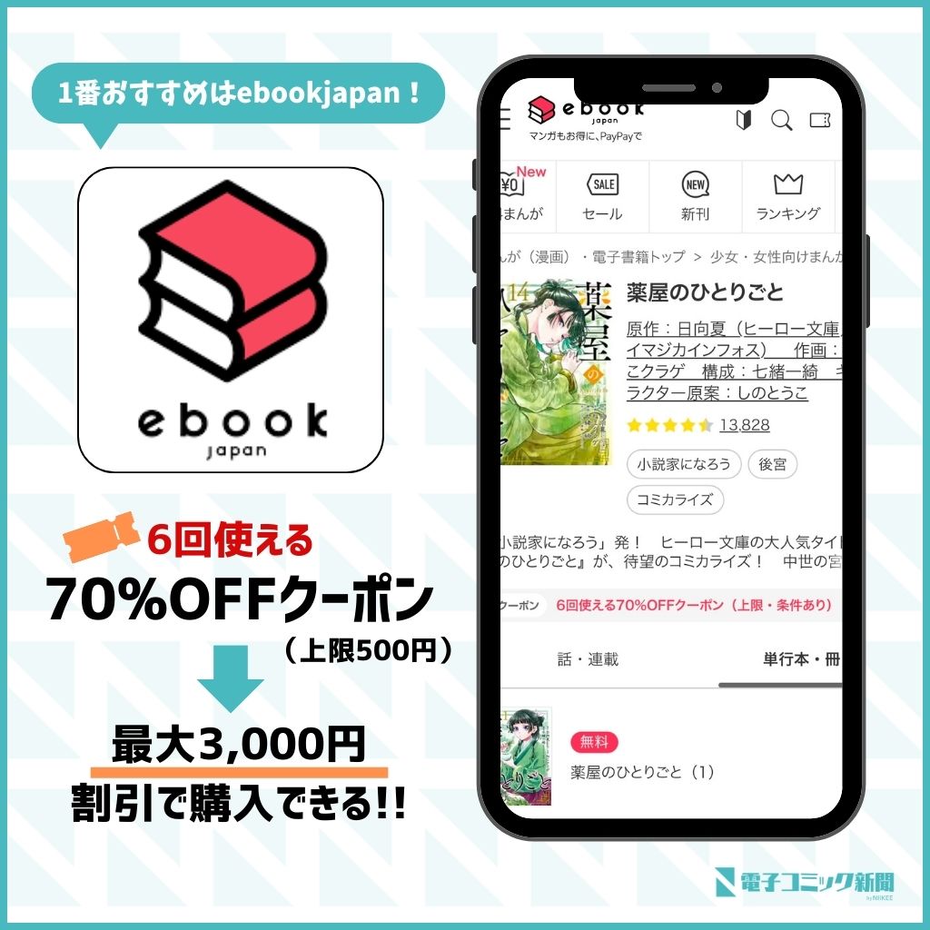 薬屋のひとりごと　ebookjapan