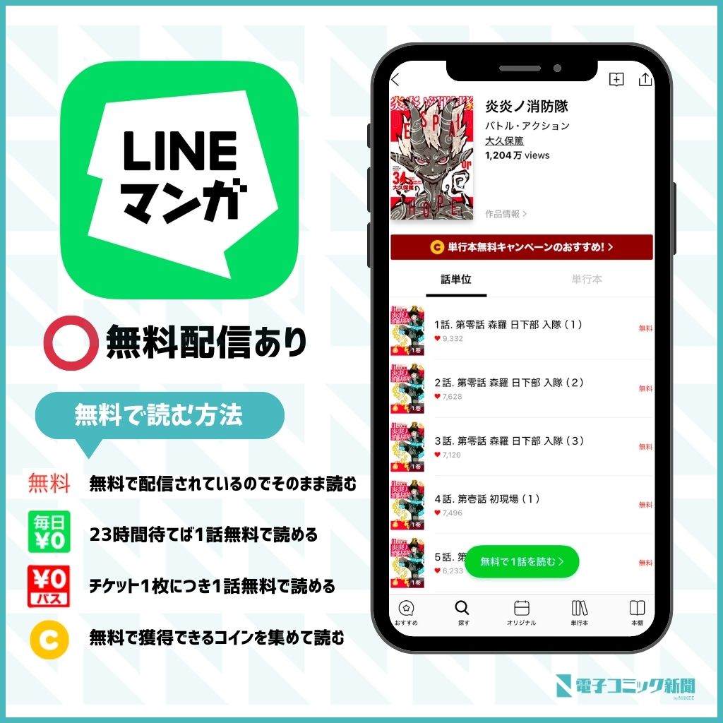 炎炎ノ消防隊　LINEマンガ