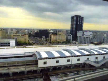 高架化事業が進む新潟駅