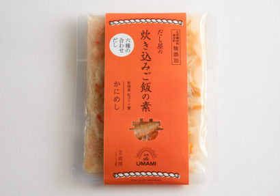 フタバが『だし屋の炊き込みご飯の素　かにめし』を販売