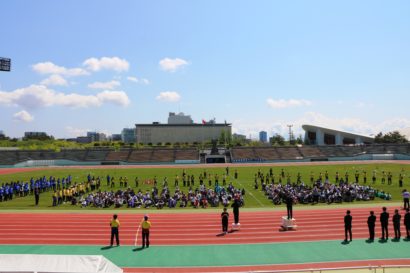 「第２０回新潟県障害者スポーツ大会」の開会式が開催される