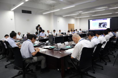 新潟県が台風１５号に関する情報連絡室会議を開催