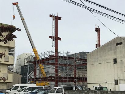 新潟市中央区東堀通２番町で「ヨシダハイムⅡ」が建設中