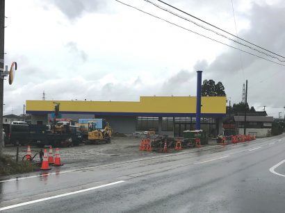 マツモトキヨシ田上店が建設中