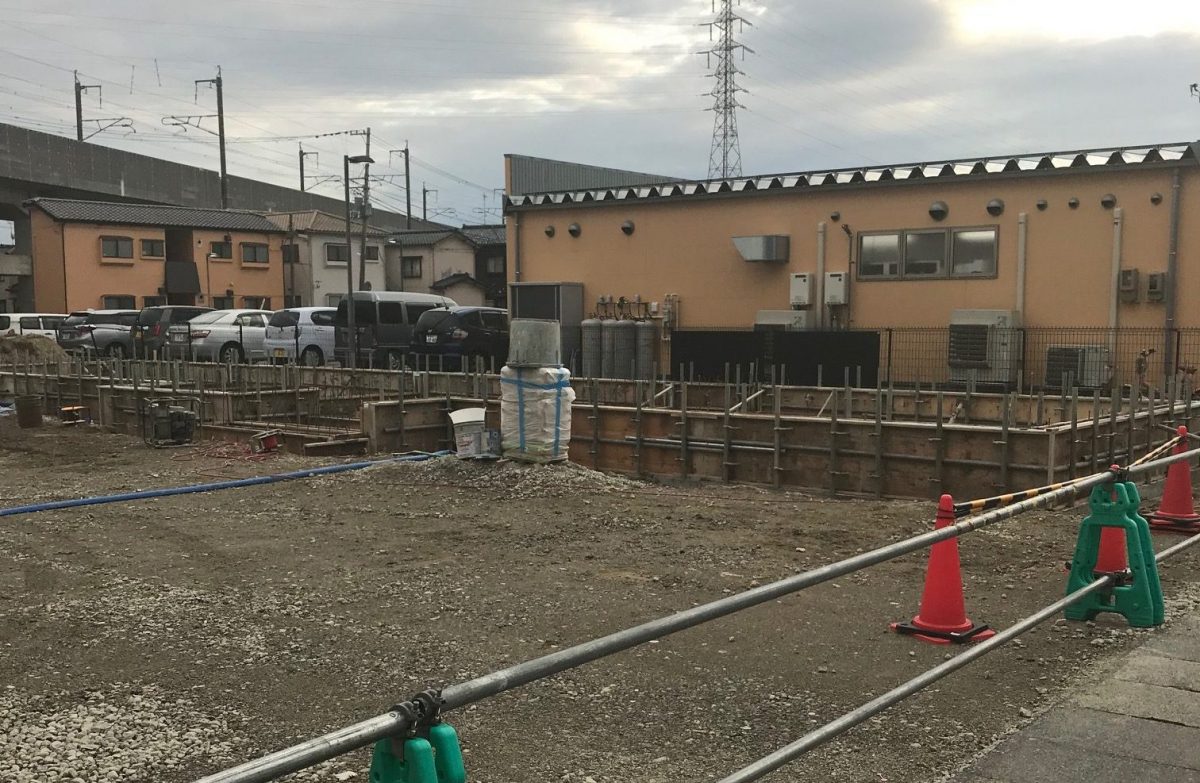 新潟市でも「ラーメン山岡家」が建設中（中央区新和１丁目）