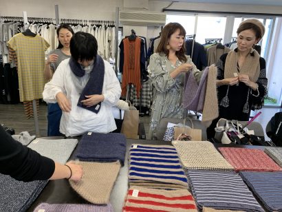 五泉ニット工業協同組合と東北電力新潟支店が、仙台で「Gosen Knit 製品発表会」を開催