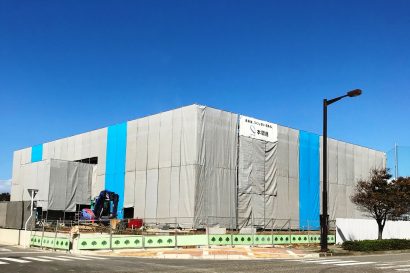 新潟市中央区に建設の進む「新潟県赤十字血液センター」