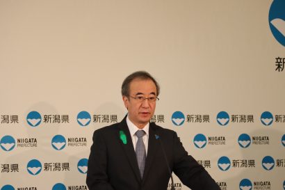 花角英世新潟県知事が定例記者会見、新型コロナ感染防止対策を改めて呼びかけ