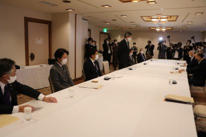 自民党の山口泰明選対委員長が自民党新潟県連と意見交換