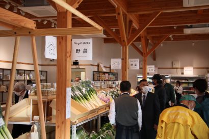 新潟県田上町に「道の駅たがみ」がオープン、直売所、食堂、休憩室、コンビニなど入居