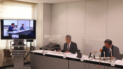 東京電力ホールディングス（株）新潟本社の定例会見で燃料装荷を伴う検査に記者からの質問が集中