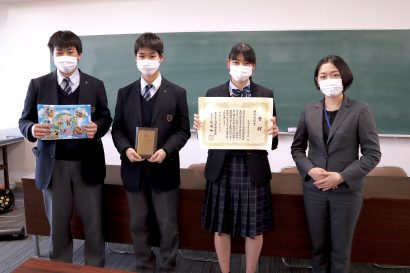 新潟青陵高等学校（新潟市中央区）が国際協力機構主催のエッセイコンテストで「特別学校賞」を受賞