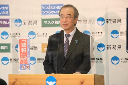 新潟県の花角英世知事が定例会見、「（原発の）撤退という前に、そもそも入ることができる資格があるのか」