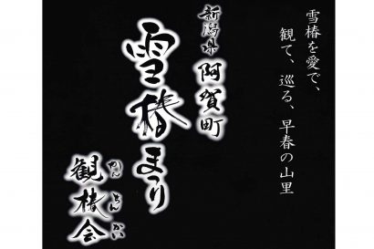 新潟県阿賀町で「雪椿まつり」が開催、Zoomを活用した講演会も