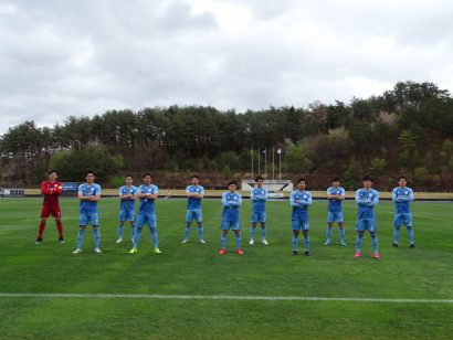 サッカー天皇杯新潟県代表決定戦は、新潟医療福祉大学のチーム同士の対決