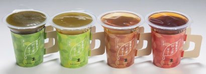 洋菓子店のガトウ専科が新潟県村上市名産のお茶を使ったゼリーを新発売