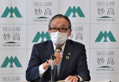 新潟県妙高市の入村明市長が定例記者会見、「６５歳以上は７月中に接種完了の予定」