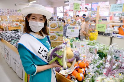 農産物直売所・越王の里（新潟市西蒲区）で地元の新ブランド「なないろ野菜」のフェアが開催