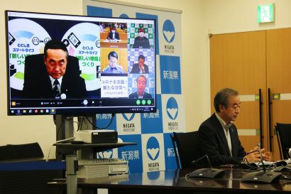 全国知事会新型コロナウイルス緊急対策本部会議で開催、花角英世知事「デルタ株の実態分析や情報提供をしっかり進めていただきたい」