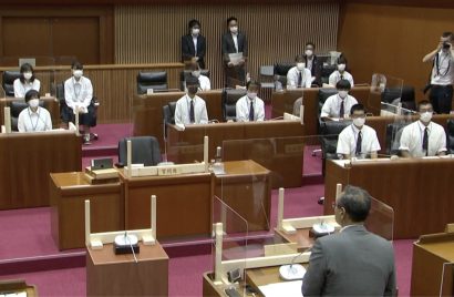 新潟県佐渡市で高校生議会を開催、佐渡市政に若者の意見を【（株）佐渡テレビジョン（２０２１年８月５日）】