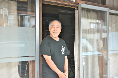 昨年夏に新潟県上越市高田地区に古い町家を購入した、上越観光案内協会会長の永見完治さん