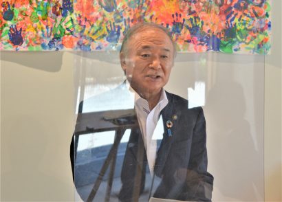 糸魚川市の米田徹市長が定例記者懇談会、LINEでの発信は年間５，０００人目指す