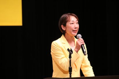 菊田真紀子氏の総決起集会が新潟県三条市内で開催