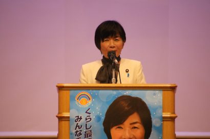 森裕子参院議員が総支部長を務める立憲民主党総支部が新潟市内で党員・サポーター集会を開催、代表について意見交換