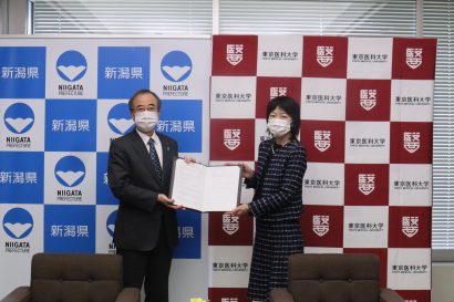 新潟県と東京医科大学が、医学部地域枠に係る協定を締結