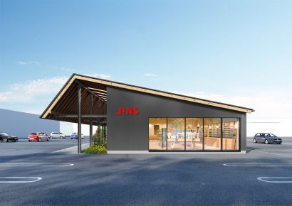 新潟県三条市に「JINS 燕三条店」が２８日オープン、伝統建築から着想を得たロードサイド店舗