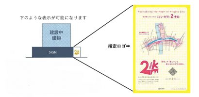 新潟市が、にいがた２kmエリア内の広告物の掲出規制を緩和する社会実験を開始