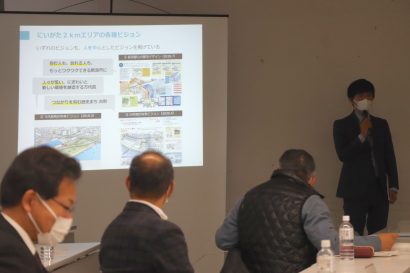 新潟市が新潟駅と万代地区周辺のまちづくりについて官民の関係者と意見交換