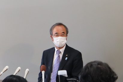 花角英世氏「大きな信任をいただいた」、新潟県知事選挙で再選を果たした花角氏が記者会見を開催