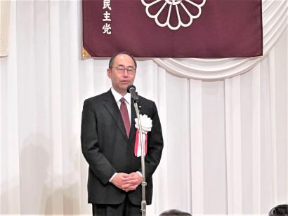 細田健一経済産業副大臣が自身の政治資金パーティーを開催、「（新潟には）官邸が一度決めたことをひっくり返す力がある」