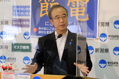 新潟県の花角英世知事が大雨の被害へ言及、「早期に日常を取り戻せるよう努力していく」