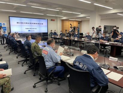 新潟県が大雨による被災地の状況や今後の天候に関して情報共有する大雨災害対策本部会議を開催、１０日に下越と佐渡で大雨警報発表の可能性