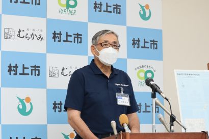 新潟県村上市の豪雨災害発生から２週間、高橋市長が被害状況と被災者支援について会見