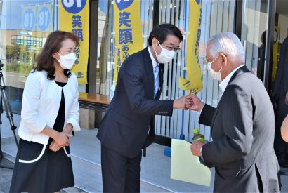 「全ての政党に対して推薦を求めない」新潟市の中原八一市長が新潟市長選の事務所開き