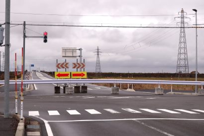 新潟県加茂市大字下条から新潟県三条市下保内で整備が進められてきた「三条北バイパス」が１０日から部分開通