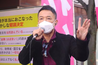 「小手先だけで乗り切るようなことをやってはいけない」れいわ新選組の山本太郎代表が新潟入りし、新潟市中央区で街頭演説