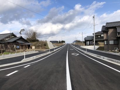 【円滑な交通の確保へ】新潟市西区内野上新町の市道「曽和上新町線」が全線開通