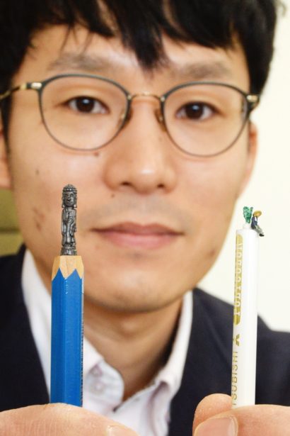 【妻有新聞】超絶技巧、鉛筆の芯に　新潟県十日町市の高橋雅人さん、４年ぶりに作品展