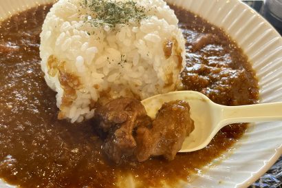 【NIIKEIキシャメシGW特別編道の駅特集】4月30日　花々を眺めながら食べる道の駅保内（新潟県三条市）のチキンカレー