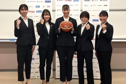 【新しい風】新潟アルビレックスBBラビッツの新加入選手が会見、新潟医療福祉大学でスポーツ鍼灸体験も