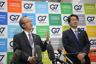 【G7新潟財務会議】「新潟を世界に知っていただく機会になった」、花角知事と中原市長が歓迎レセプションに手ごたえ