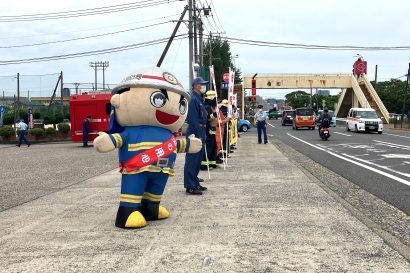 5月に入ってから新潟市東区内で火災が多発、新潟東消防署が街頭で注意呼びかけ