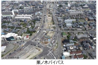 栗ノ木バイパス（新潟市中央区）、今後の工事予定と昨年の道路切り替えによる交通状況の変化を公表