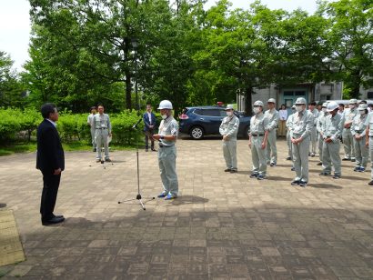 【長岡新聞】 私立保育園・幼稚園で点検　水道局と管工事業協同組合　水道週間　水道についての関心を高めてもらう